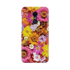 Colorful Flowers Background Mobile Cover For Xiaomi Redmi Note 5