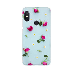Floral Background Mobile Cover For Xiaomi Redmi Note 6 Pro