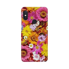 Colorful Flowers Background Mobile Cover For Xiaomi Redmi Note 6 Pro