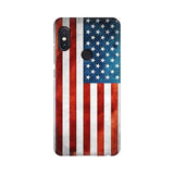 USA Flag Mobile Cover For Xiaomi Redmi Note 6 Pro