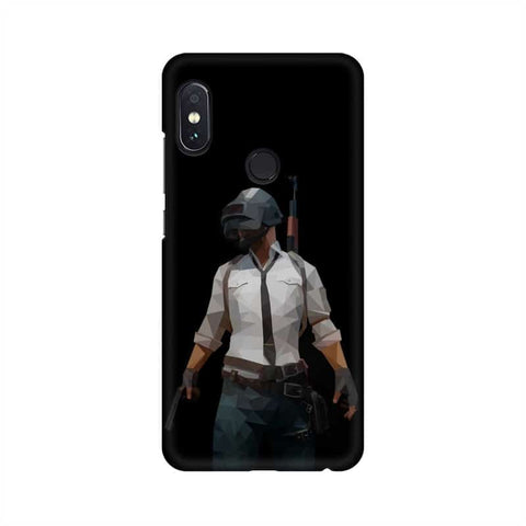 PUBG Printed Mobile Cover For Xiaomi Redmi Note 6 Pro