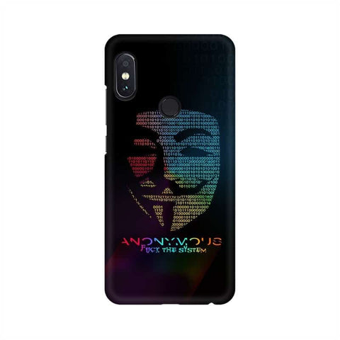 Anon Hackers Mobile Cover For Xiaomi Redmi Note 6 Pro
