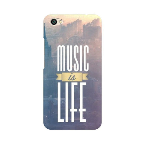 Music is Life Mobile Cover For Xiaomi Redmi Y1Lite