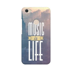 Music is Life Mobile Cover For Xiaomi Redmi Y1