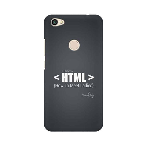 HTML Mobile Cover For Xiaomi Redmi Y1