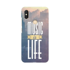 Music is Life Mobile Cover For Xiaomi Redmi Y2