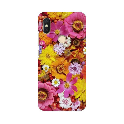 Colorful Flowers Background Mobile Cover For Xiaomi Redmi Y2