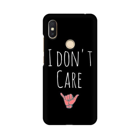 I Don't Care Mobile Cover For Xiaomi Redmi Y2