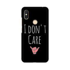 I Don't Care Mobile Cover For Xiaomi Redmi Y2