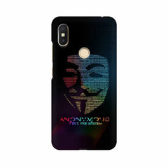 Anon Hackers Mobile Cover For Xiaomi Redmi Y2